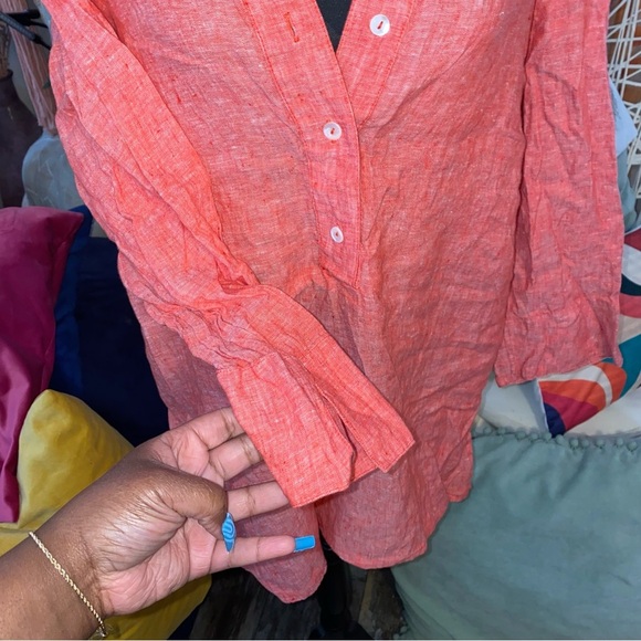 Chico's 3/4 Sleeve Blouse - Picture 3 of 5